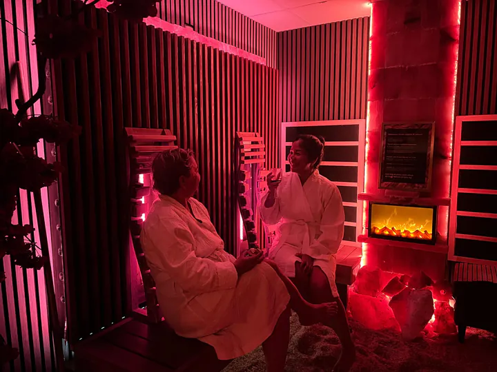 Nordic Salt & Steam: The infrared room at Nordic Salt & Steam